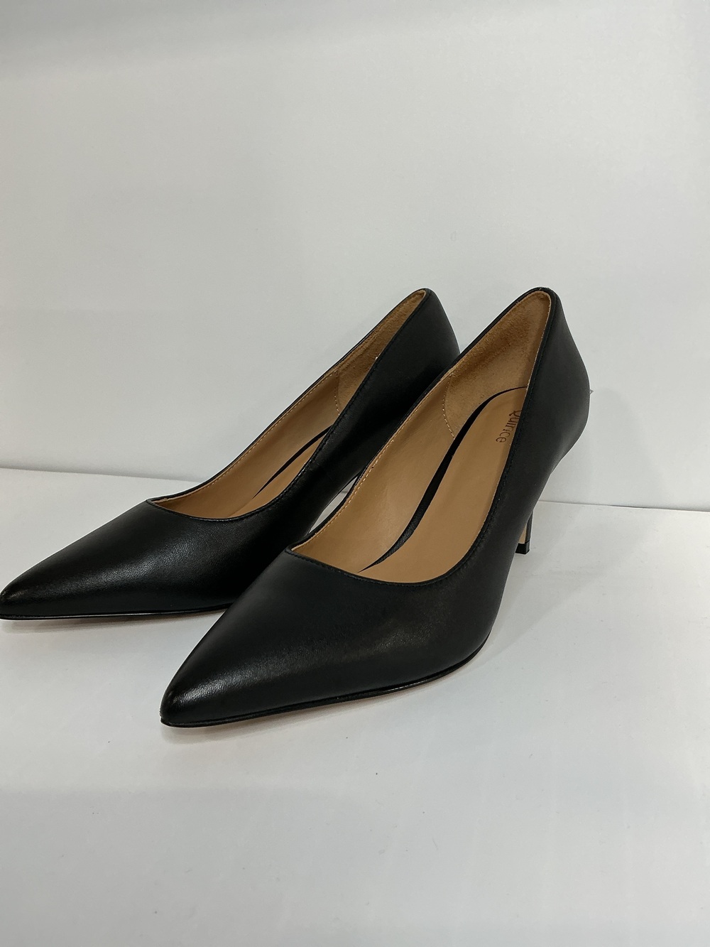 Italian Leather 75mm Pointy Toe Pump